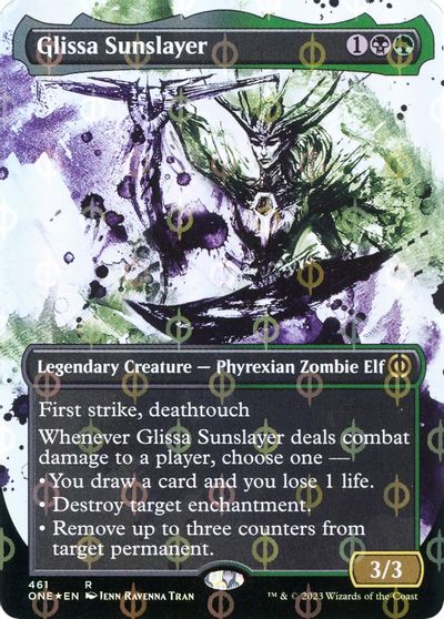 Glissa Sunslayer (Showcase) (Step-and-Compleat Foil) card art