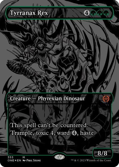 Tyrranax Rex (Oil Slick Raised Foil) card art
