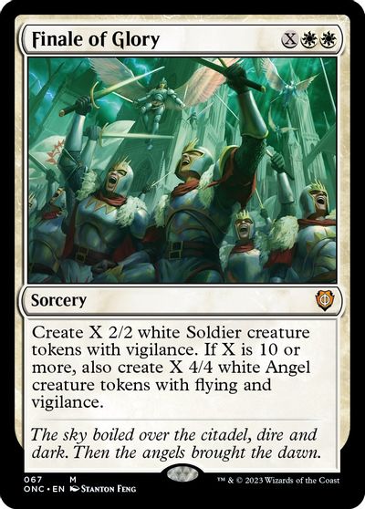 Finale of Glory card art