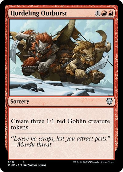 Hordeling Outburst card art