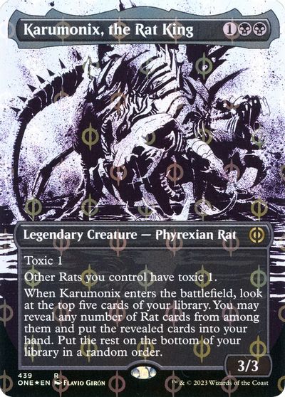 Karumonix, the Rat King (Showcase) (Step-and-Compleat Foil) card art