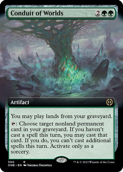 Conduit of Worlds (Extended Art) card art