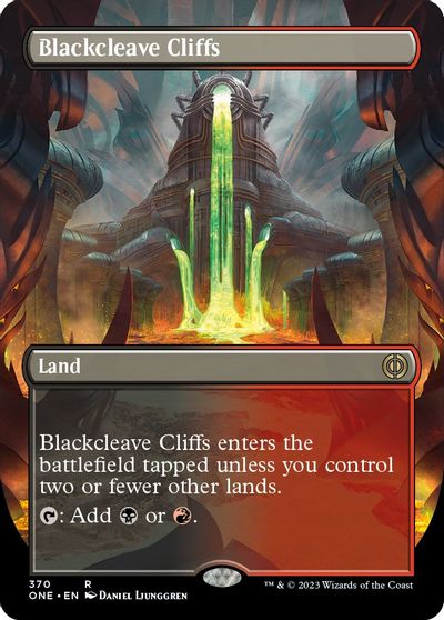 Blackcleave Cliffs (Borderless) card art