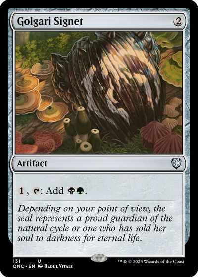 Golgari Signet card art