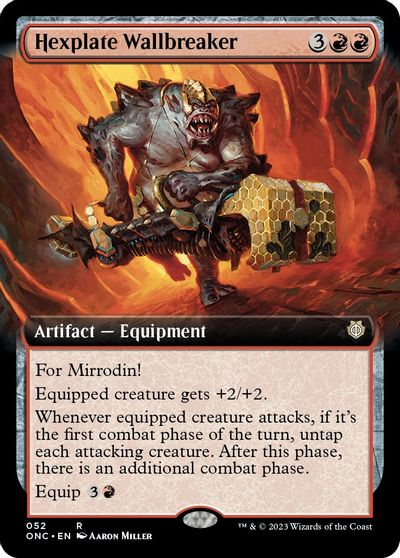 Hexplate Wallbreaker (Extended Art) card art