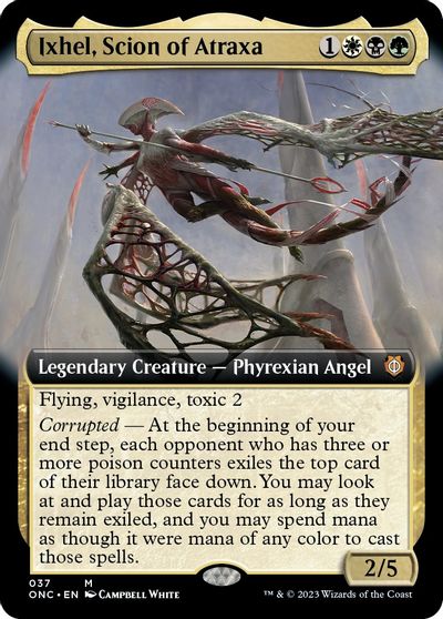 Ixhel, Scion of Atraxa (Extended Art) card art