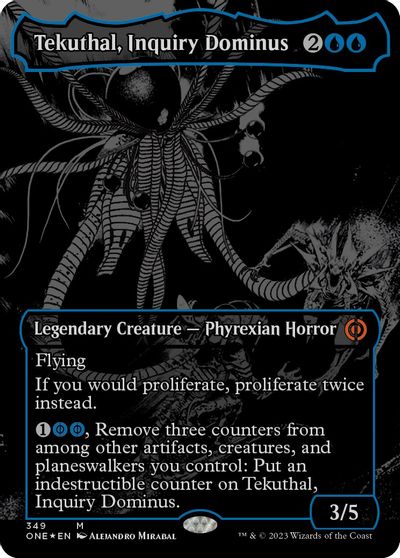 Tekuthal, Inquiry Dominus (Oil Slick Raised Foil) card art