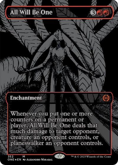 All Will Be One (Oil Slick Raised Foil) card art
