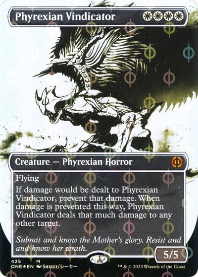 Phyrexian Vindicator (Showcase) (Step-and-Compleat Foil) card art