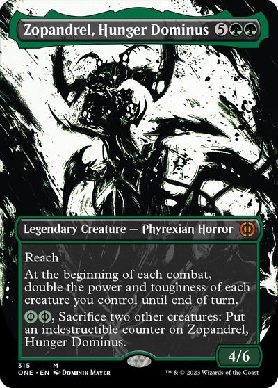 Zopandrel, Hunger Dominus (Showcase) card art