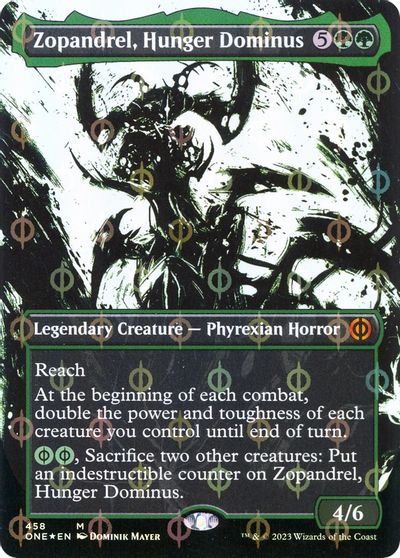 Zopandrel, Hunger Dominus (Showcase) (Step-and-Compleat Foil) card art