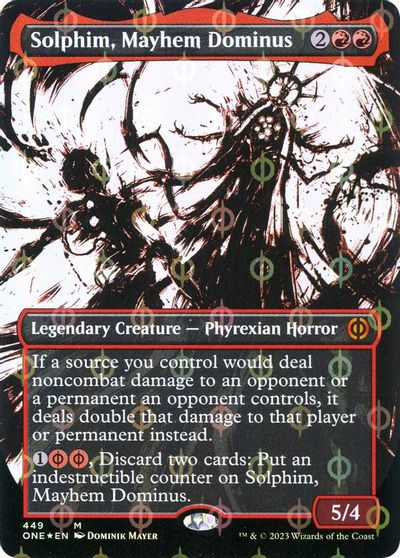 Solphim, Mayhem Dominus (Showcase) (Step-and-Compleat Foil) card art