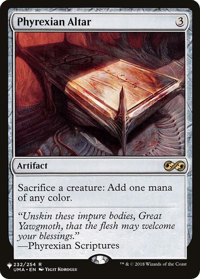Phyrexian Altar card art