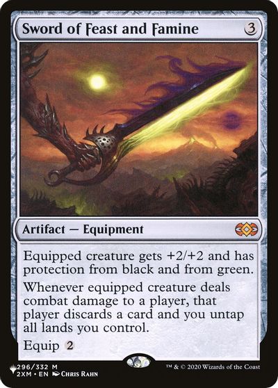 Sword of Feast and Famine card art