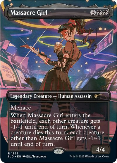 Massacre Girl card art