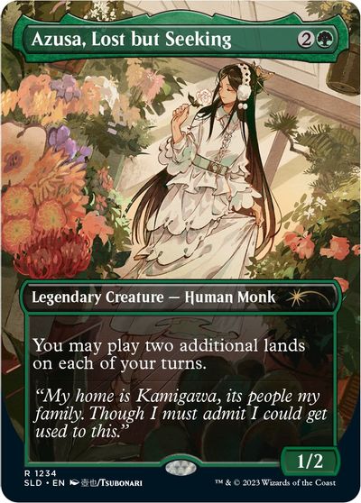 Azusa, Lost but Seeking card art