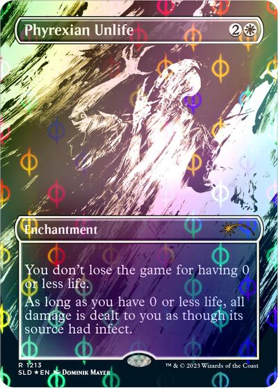 Phyrexian Unlife (Step-and-Compleat Foil) card art