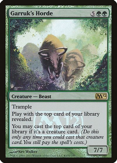 Garruk's Horde card art