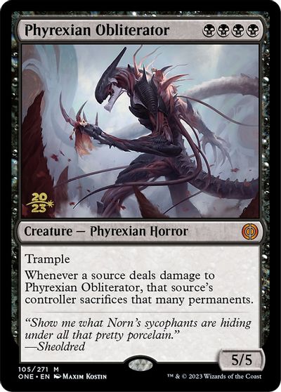 Phyrexian Obliterator card art