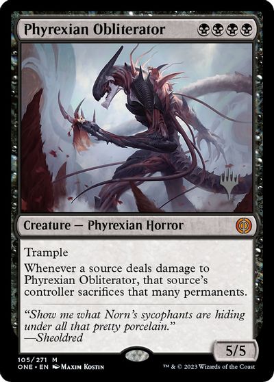 Phyrexian Obliterator card art