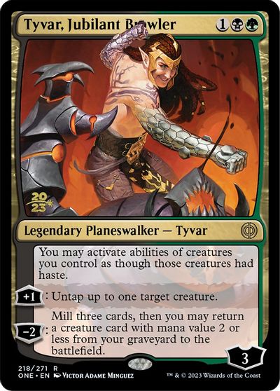 Tyvar, Jubilant Brawler card art