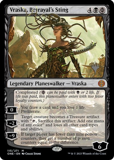 Vraska, Betrayal's Sting card art