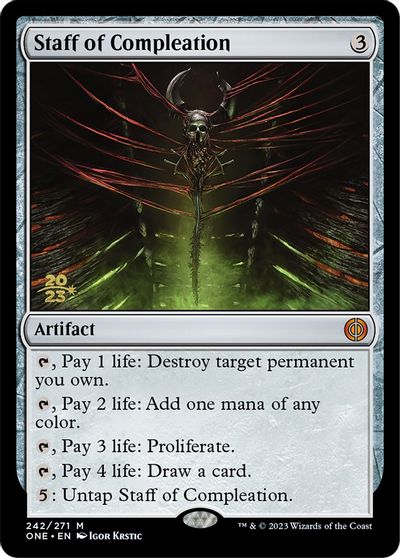 Staff of Compleation card art