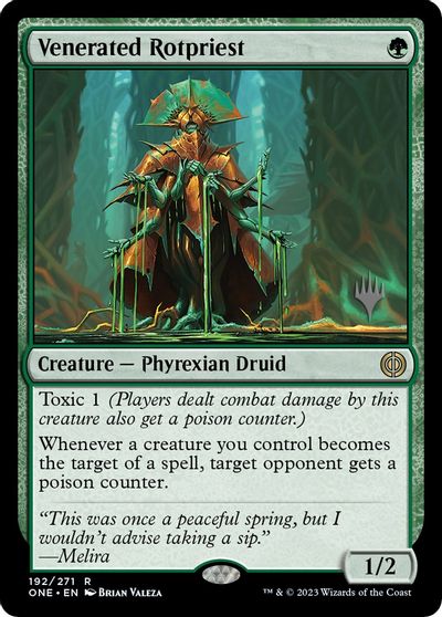 Venerated Rotpriest card art