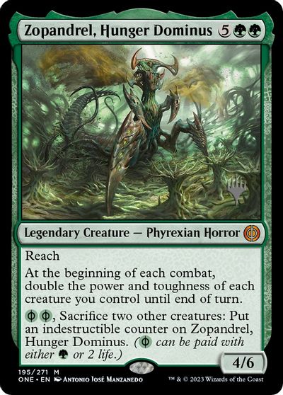 Zopandrel, Hunger Dominus card art