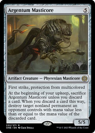 Argentum Masticore card art