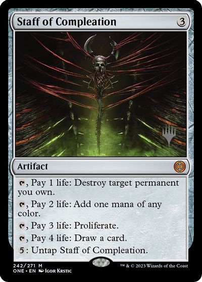 Staff of Compleation card art