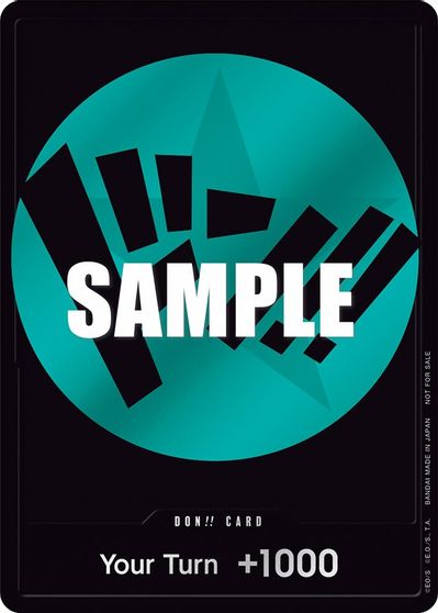 DON!! Card (Teal) card art