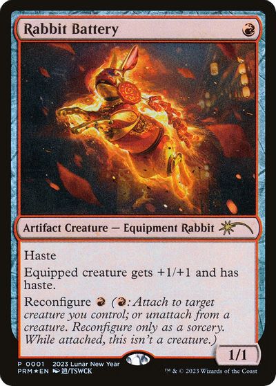 Rabbit Battery (Year of the Rabbit 2023) card art