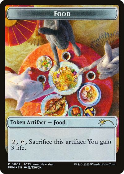 Food Token (Year of the Rabbit 2023) card art