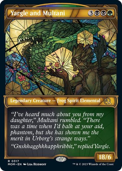 Yargle and Multani (Showcase) card art