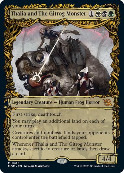 Thalia and The Gitrog Monster (Showcase) card art