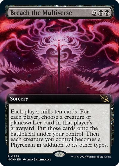 Breach the Multiverse (Extended Art) card art
