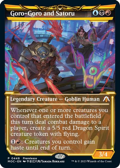 Goro-Goro and Satoru (Showcase) card art