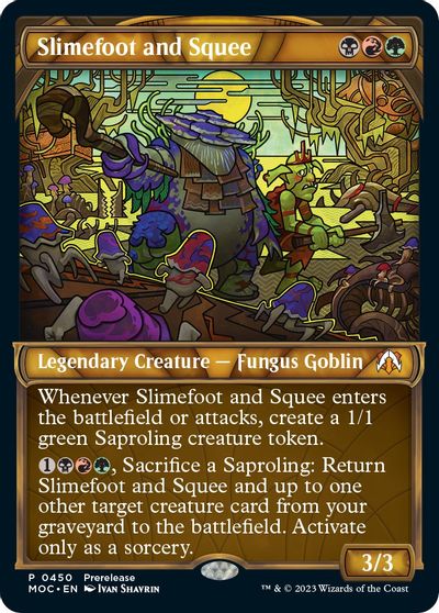 Slimefoot and Squee (Showcase) card art