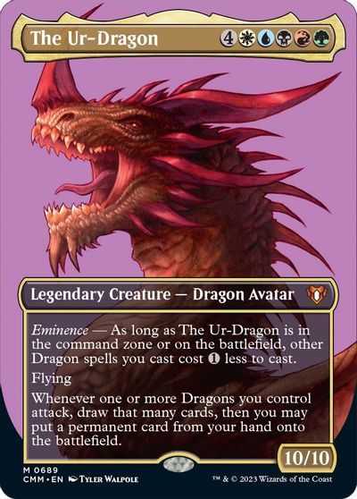 The Ur-Dragon (Borderless) card art