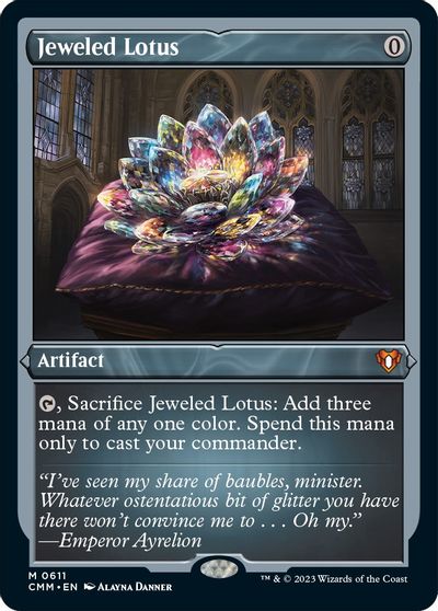 Jeweled Lotus (Foil Etched) card art