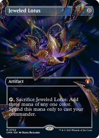 Jeweled Lotus (Borderless) card art