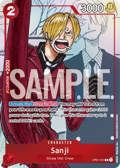 Sanji - OP01-013 (Alternate Art) card art