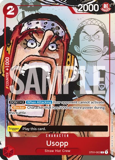 Usopp - ST01-002 (Alternate Art) card art