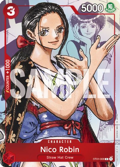 Nico Robin - ST01-008 (Alternate Art) card art