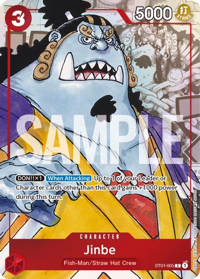 Jinbe - ST01-005 (Alternate Art) card art