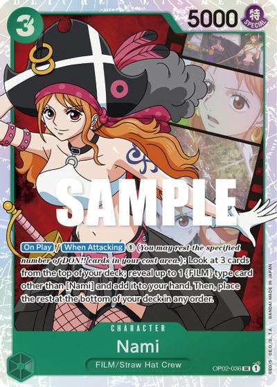 Nami card art
