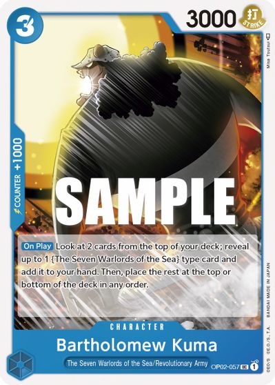 Bartholomew Kuma card art