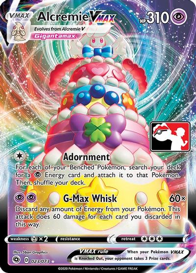 Alcremie VMAX card art