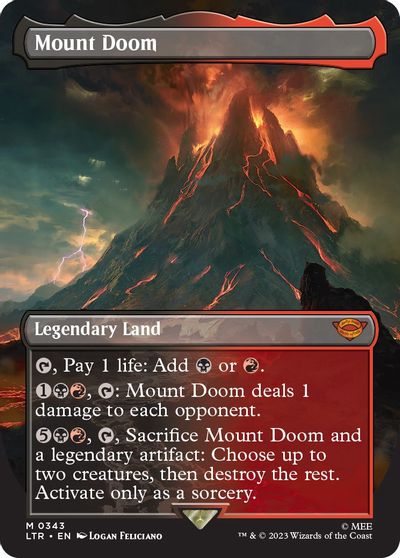 Mount Doom (Borderless) card art